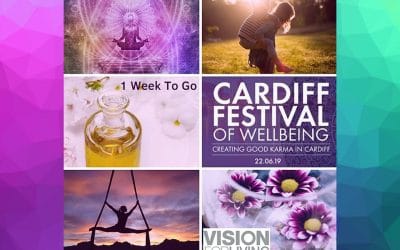 We’re at the Cardiff Festival of Wellbeing